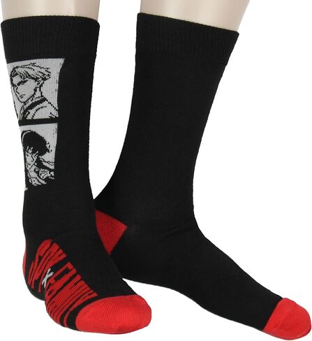 Bioworld Spy x Family Men's Loid 2-Pack Manga Anime Adult Mid-Calf Crew Socks in Saudi Arabia