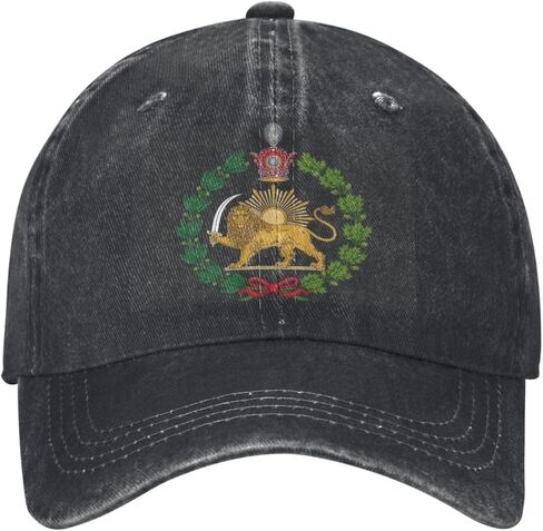 Persian Flag Iranian Lion Sun and Crown Iran Persia Baseball Cap Women Men Dad Hat Golf Cowboy Hat Trucker Hat in Saudi Arabia