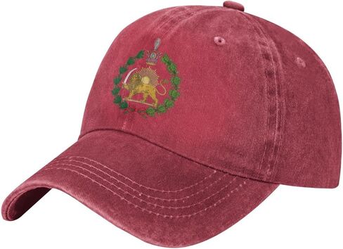 Persian Flag Iranian Lion Sun and Crown Iran Persia Baseball Cap Women Men Dad Hat Golf Cowboy Hat Trucker Hat in Saudi Arabia