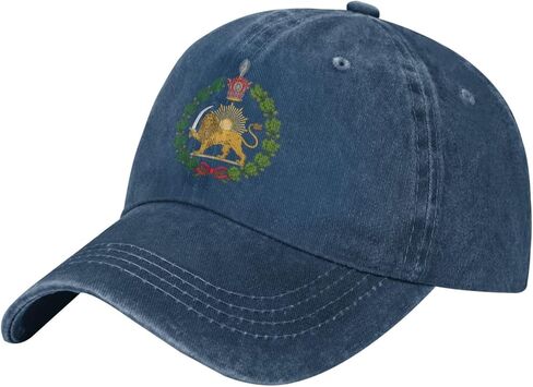 Persian Flag Iranian Lion Sun and Crown Iran Persia Baseball Cap Women Men Dad Hat Golf Cowboy Hat Trucker Hat in Saudi Arabia