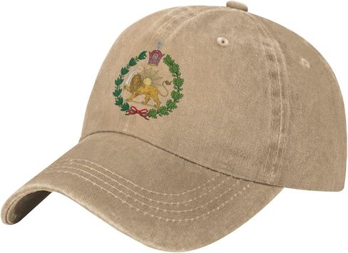 Persian Flag Iranian Lion Sun and Crown Iran Persia Baseball Cap Women Men Dad Hat Golf Cowboy Hat Trucker Hat in Saudi Arabia