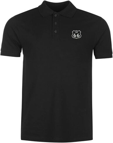 L8502-LXYB Polo Shirts for Men US Route 66 Embroidered Short Sleeve Mens Polo Shirts in Saudi Arabia