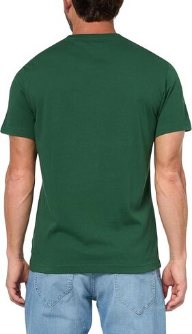 Lacoste Men's Crew Neck Short Sleeve Regular Fit Classic T-Shirt, Green, Large in Saudi Arabia