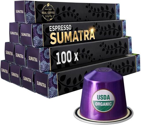 حزمة متنوعة مختلطة لـ Nespresso | 100 اختبار كبسولات الألمنيوم | 9 النكهات الإيطالية المميزة | 100 ٪ قرون متوافقة مع Nespresso in Saudi Arabia