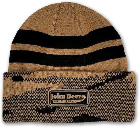 قبعة صغيرة للرجال من John Deere CB بأساور JD Script Patch باللون الأسود والبني in Kuwait