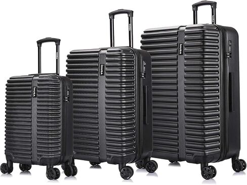 InUSA Butterfly Print Luggage with Spinner Wheels | Durable Lightweight Hardside Suitcase | Travel Bag with Handle and Trolley | 20 Inch Carry-On Spinner Luggage in Kuwait