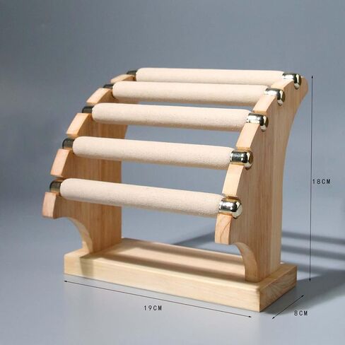 Generic 5 Tier Rings Holder Jewelry Display Stand Crafts Decorative Desktop Business, 19cmx8cmx18cm in Saudi Arabia