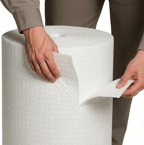 30 "W × 150 'لترات زيت الحصيرة امتصاص امتصاص ما يصل إلى 40.2 جالون لفة حصيرة ثقيلة لحماية الطابق السفلي للمرآب المنزلي in Saudi Arabia