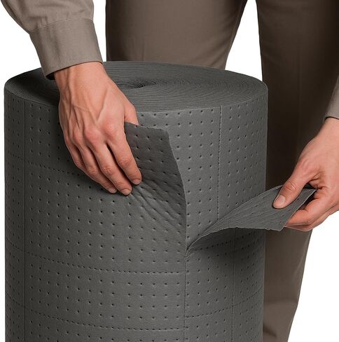 30 "W × 150 'لترات زيت الحصيرة امتصاص امتصاص ما يصل إلى 40.2 جالون لفة حصيرة ثقيلة لحماية الطابق السفلي للمرآب المنزلي in Saudi Arabia