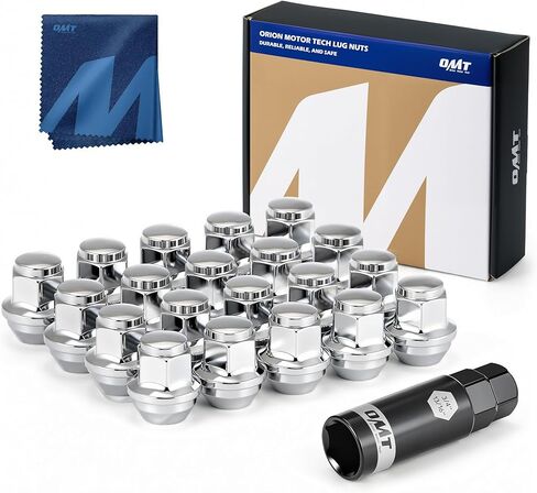 Orion Motor Tech M12x1.5 Lug Nuts ، 12x1.5mm Wheel Lug Nuts متوافقة مع Toyota Camry Corolla Highlander Rav4 Tacoma ، Honda Accord CR-V Civic Fit ، Ford Escape Fusion وأكثر من 20 ، مجموعة من 20 in Saudi Arabia