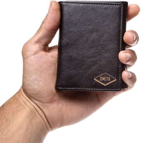 محفظة Swanky Badger الجديدة المخصصة - محفظة ثلاثية الطي، وفتحات لبطاقة الهوية والبطاقات in Kuwait