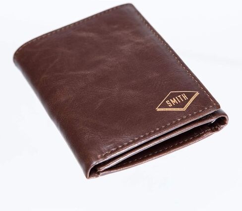 محفظة Swanky Badger الجديدة المخصصة - محفظة ثلاثية الطي، وفتحات لبطاقة الهوية والبطاقات in Kuwait