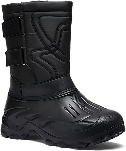 Harssidanzar Men's Winter Long Warm Backcountry Duck Hunting Boots EVA Toe Waterproof RM028US in Saudi Arabia