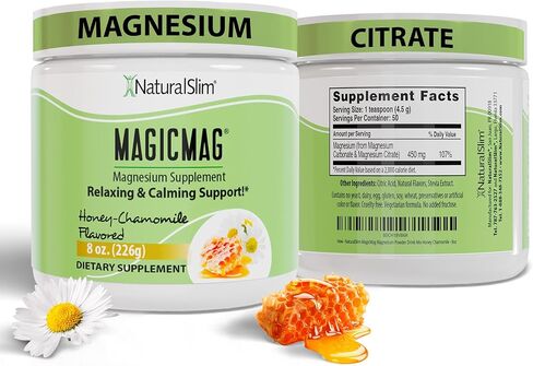 NaturalSlim MagicMag Magnesium Packets 30 Stick Pack Magnesium Citrate Powder – Stress, Constipation, Muscle, Heart Health, and Sleep Support | Natural Strawberry & Lime Flavored Magnesium Supplement in Saudi Arabia