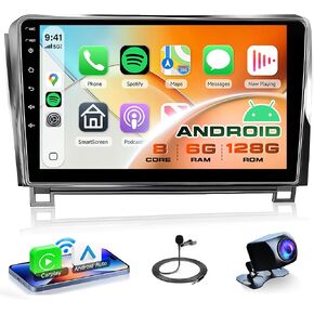 Radio Carplay Car Radio Toyota Tundra 2007-2013 Android Car Stereo لـ Toyota Sequoia 2008-2018 ، Rimoody 10.1 " in Kuwait