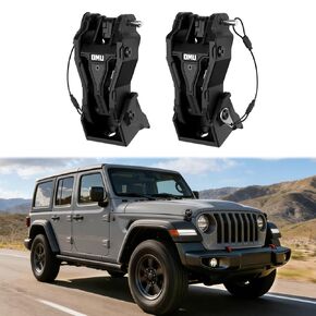 OMU Hood Latch Lock Catch Compatible with Jeep Wrangler JK/JKU, Aluminum Adjustable Hood Latches for Reducing Hood Shaking, 2 Pcs in Kuwait