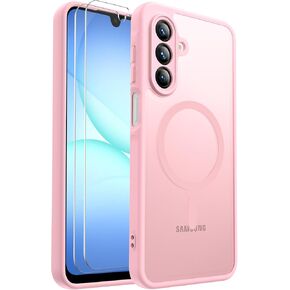 Ezanmull for Samsung Galaxy A16 5G Phone Case ، [15 قدم حماية إسقاط الصف العسكري] [حامي شاشة زجاجية + حامي عدسة الكاميرا] حالة مقاومة للصدمات غير قابلة للانزلاق لـ Samsung Galaxy A16 5G (أسود) in Kuwait
