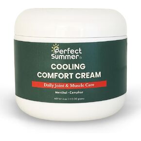 Perfect Summer Cooling Comfort Cream – Muscle Rub & Joint Care – Cooling Relief for Back, Neck, Shoulders & Knees – Non-Greasy, Fast-Absorbing Topical Cream, 4 oz in Saudi Arabia