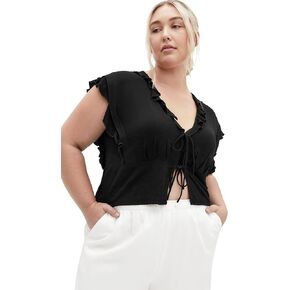City Chic Women's Plus Size Top - Spring Love in Saudi Arabia