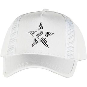 Rebel Athletic Women's Mark Crystal Hat in Black in Saudi Arabia