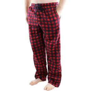 Comfy Lifestyle Men's Pajama Pants, Lightweight Soft Fleece Plaid Casual Sleep Lounge Bottoms with Pockets in Saudi Arabia