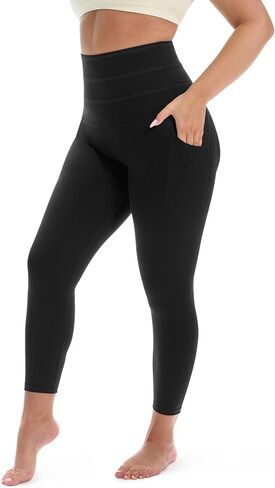 AKARA Tummy Control Leggings - High Waisted for Postpartum Moms, Extreme Stretch & Comfort - Three Tier Band for Core Support in Saudi Arabia