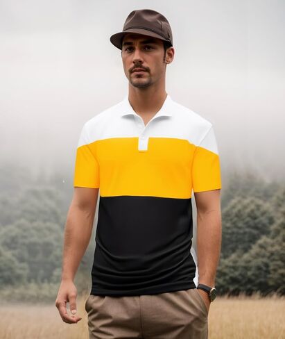 Golf Shirts for Men Breathable Performance Style for Casual in Saudi Arabia