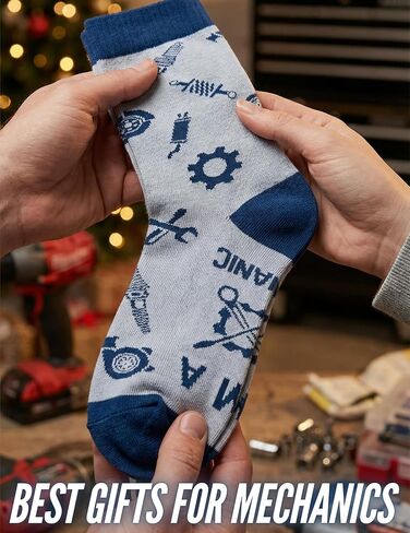 InnoBeta Mechanic Gifts for Men, Gifts for Mechanics, One Size Crew Socks in Saudi Arabia