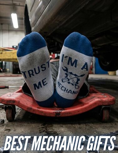 InnoBeta Mechanic Gifts for Men, Gifts for Mechanics, One Size Crew Socks in Saudi Arabia