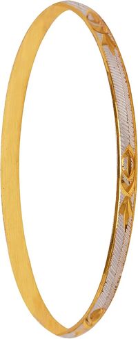 Bodha Shininh Jewel Two Tone Punjabi Sikh Kada (SJ_3167_2.8) in Saudi Arabia