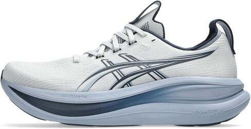 حذاء الجري Gel-Nimbus 28 للرجال من ASICS، مقاس 10، Concrete/Midnight in Saudi Arabia