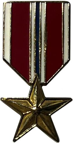 Bronze Star Motorcycle Hat Cap Lapel Pin M-335 in Saudi Arabia