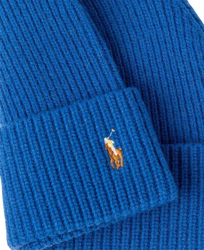 قبعة POLO RALPH LAUREN للرجال ذات الكفة المميزة، أزرق ياقوتي ستار، مقاس واحد in Saudi Arabia