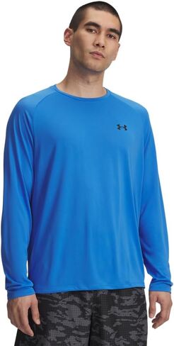 تي شيرت رجالي من Under Armour Tech 2.0 بأكمام طويلة، (402) أزرق أتلانتس / / أسود، 4X-Large in Saudi Arabia