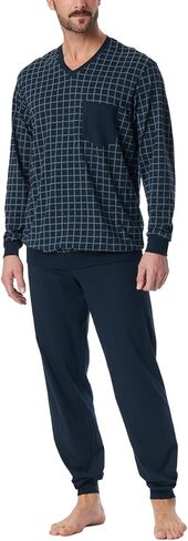 مجموعات بيجامة Schiesser Mens Schlafanzug Lang Zweiteiliger'Pyjama in Saudi Arabia