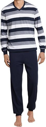 مجموعات بيجامة Schiesser Mens Schlafanzug Lang Zweiteiliger'Pyjama in Saudi Arabia