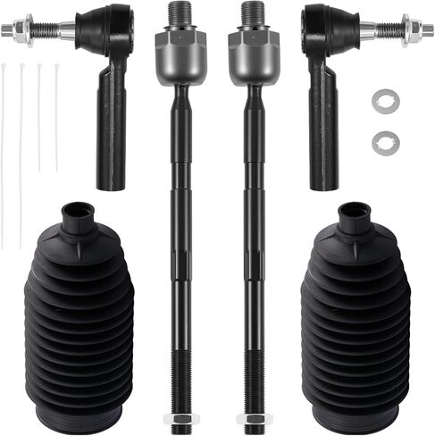 BDFHYK 2pcs Front Outer Tie Rod Ends Kit Compatible with Chevrolet Chevy 2004-2012 Malibu,Compatible with Pontiac 2005-2010 G6, 2007-2009 Aura Replacement for ES800086 15267583 15944090 22687089 in Saudi Arabia