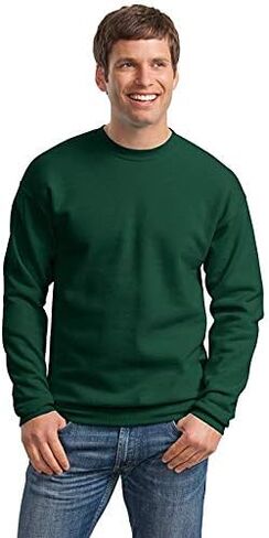 Hanes Mens Comfortblend EcoSmart Crewneck Sweatshirt, L, Deep Forest in Saudi Arabia