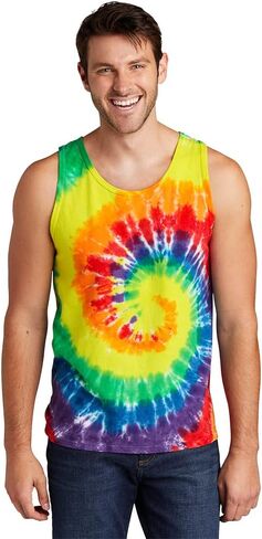 Port & Company Essential Tie-Dye Tank Top PC147TT in Saudi Arabia