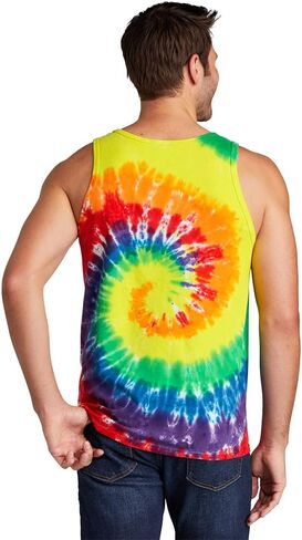 Port & Company Essential Tie-Dye Tank Top PC147TT in Saudi Arabia