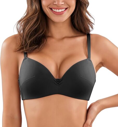 Luckfire Modal Bralette Cotton for Small Chest-Wireless Bra AAA/AA/A/B Cup Soft Cup Triangle Bra Breathable Comfortable in Saudi Arabia