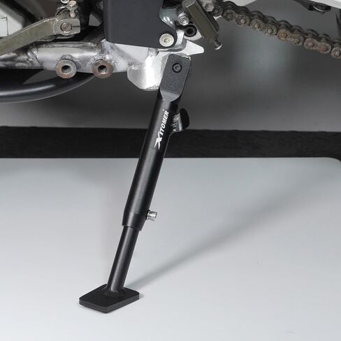 Xitomer 0-3 inch Adjustable Kickstand Fit for DR650 1996-2024 DR650 Motorcycle Adjustable Side Stand Adjustable Kickstand (Black) in Saudi Arabia