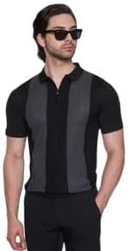 Bright Moons Co The Quarter Zip (Blackstripe) in Saudi Arabia