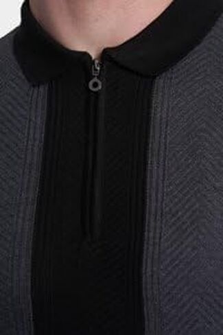 Bright Moons Co The Quarter Zip (Blackstripe) in Saudi Arabia