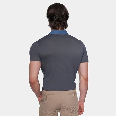 Bright Moons Co The Quarter Zip Polo (Nautical Blue) in Saudi Arabia