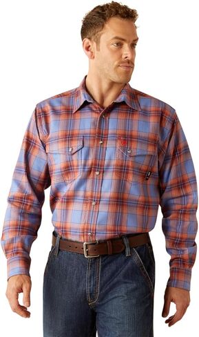 ARIAT Men's Flame Resistant Melrose Snap Work Shirt in Saudi Arabia