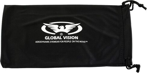Global Vision Bulk Lot 150 LARGE 4 1/4" x 8 1/2" Black Micro Fiber Sunglasses Carrying Pouch Case Bag Sleeve in Saudi Arabia