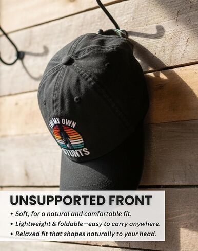 InnoBeta Broken Leg Gifts Cap for Kids Men Women - Adjustable Vintage Washed Cotton Embroidered Hat - Gift for Get Well Soon Black in Saudi Arabia