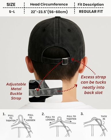 InnoBeta Broken Leg Gifts Cap for Kids Men Women - Adjustable Vintage Washed Cotton Embroidered Hat - Gift for Get Well Soon Black in Saudi Arabia