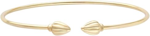 MANZHEN Elegant Bangle Both End with Cocoa Pod West Indian Double Cuff Bangle Bracelets in Saudi Arabia
